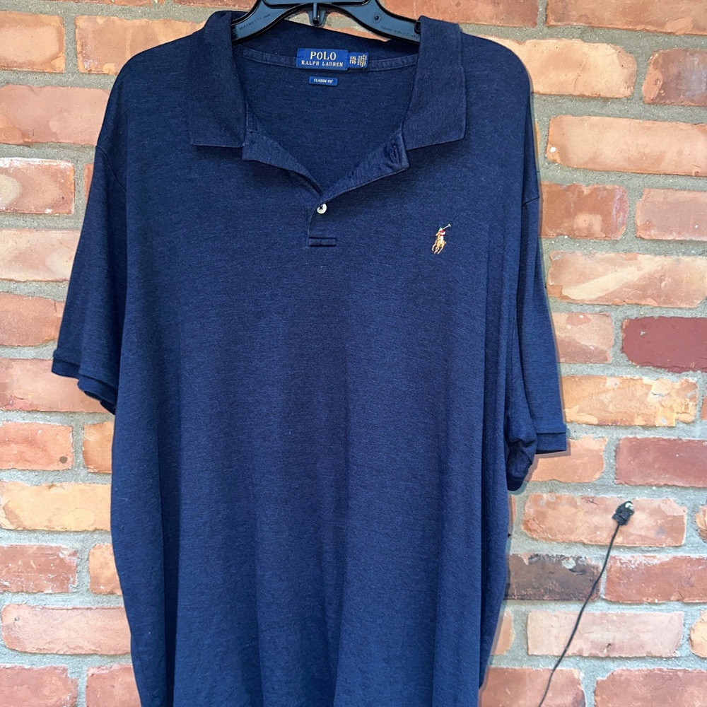 Polo Ralph Lauren Men's Classic-Fit Cotton Polo Shirt ~ Navy ~ XXL